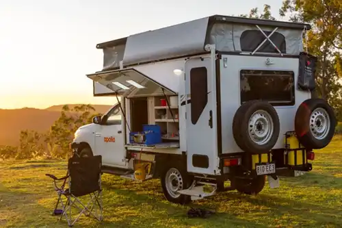 Budget 2 berth Campervan to rent in Broome